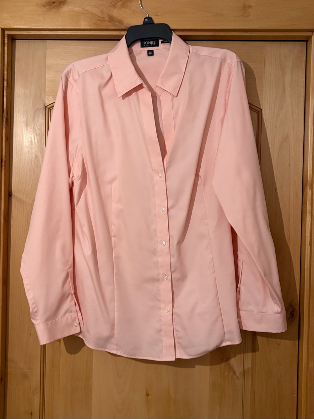 Jones New York Light Pink Button-Down Shirt size XL